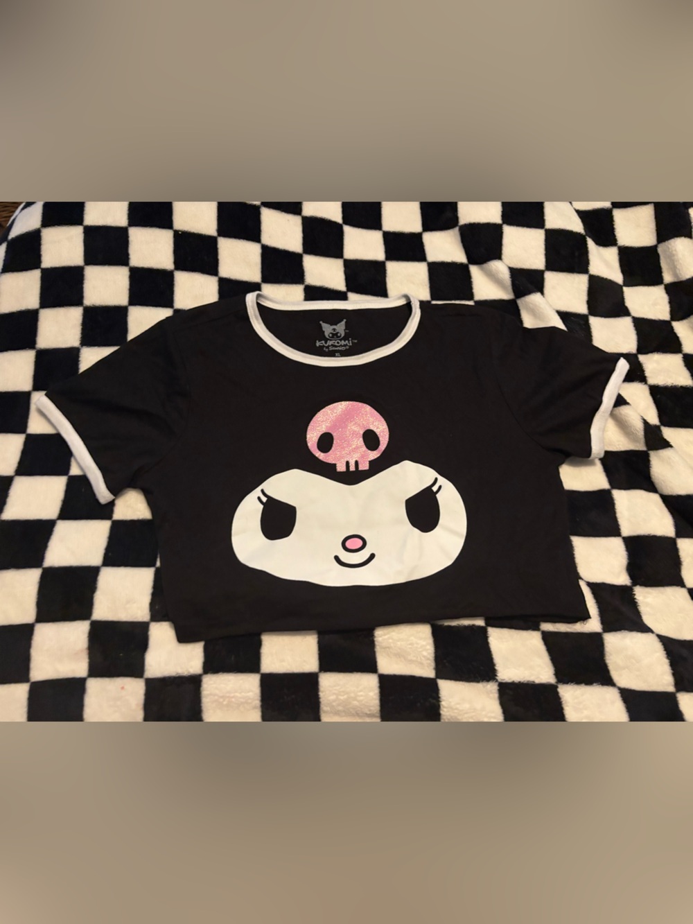 XLARGE kuromi Sanrio crop top